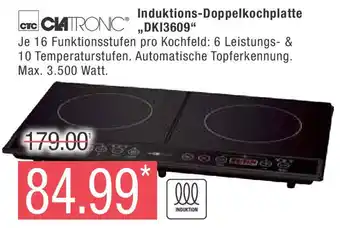 Marktkauf Clatronic Induktions-Doppelkochplatte DKI3609 Angebot