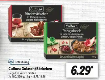 Lidl Culinea gulasch/bäckchen Angebot