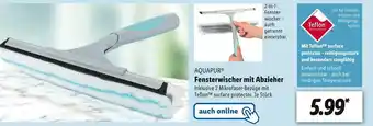 Lidl Aquapur fensterwischer mit abzieher Angebot