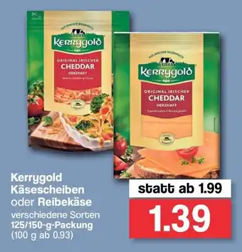 Famila Nord West Kerrygold Käsescheiben oder Reibekäse 125/150g Angebot