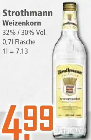 Klaas und Kock Strothmann Weizenkorn 0,7 L Flasche Angebot