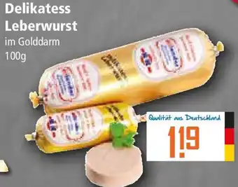 Klaas und Kock Delikatess Leberwurst 100g Angebot