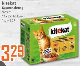 Klaas und Kock kitekat Katzennahrung 12 x 85g Multipack Angebot