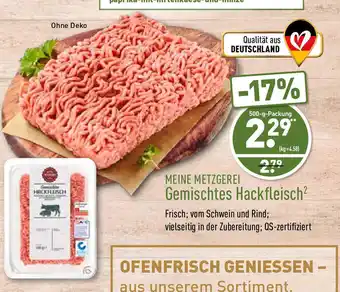 Aldi Nord Meine Metzgerei Gemischtes Hackfleisch 500g Angebot