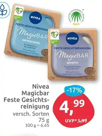 Budni Nivea magicbar feste gesichtsreinigung Angebot