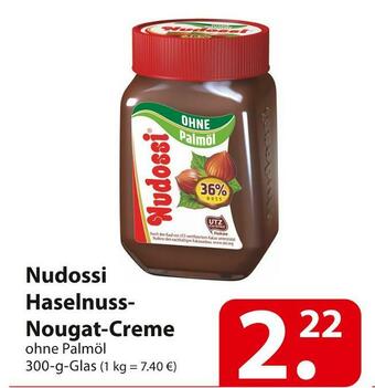 Famila Nord Ost Nudossi haselnuss-nougat-creme Angebot