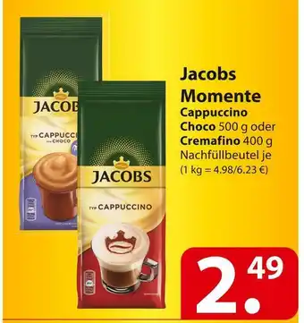 Famila Nord Ost Jacobs momente cappuccino, choco oder cremafino Angebot