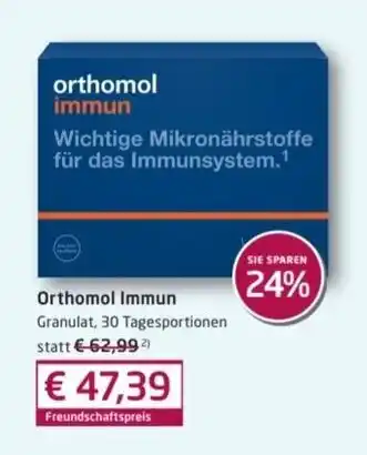 Sabelus XXL orthomol immun Granulat, 30 Tagesportionen Angebot