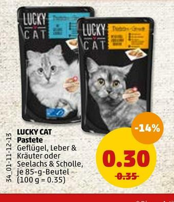 PENNY Lucky cat pastete Angebot