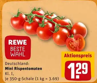 REWE Rewe beste wahl mini rispentomaten Angebot
