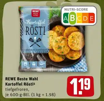 REWE Rewe beste wahl kartoffel rösti Angebot