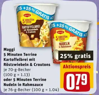 REWE Maggi kartoffelbrei mit röstzwiebeln & croutons oder nudeln in rahmsauce Angebot