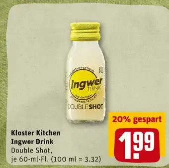 REWE Kloster kitchen ingwer drink Angebot