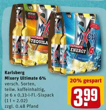 REWE Karlsberg mixery ultimate 6% Angebot