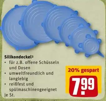 REWE Silikondeckel Angebot