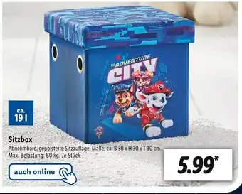 Lidl Sitzbox Angebot