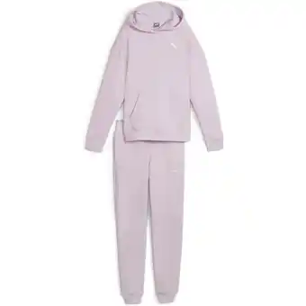 Intersport PUMA Kinder Tight Loungewear Suit TR GRAPE MIST XL Angebot