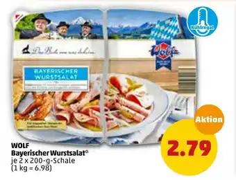 PENNY Wolf bayerischer wurstsalat Angebot