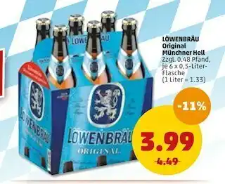 PENNY Löwenbräu original münchner hell Angebot