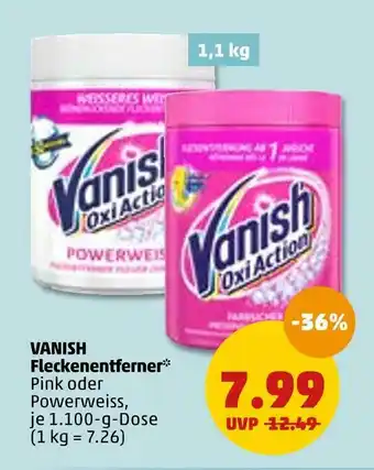 PENNY Vanish fleckenentferner Angebot