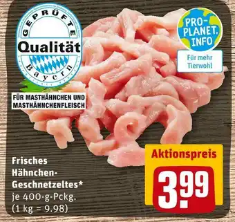 REWE Frisches hähnchen-geschnetzeltes Angebot