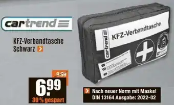 V Baumarkt Cartrend KFZ-Verbandtasche Schwarz Angebot