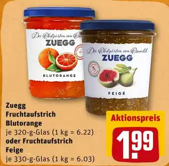 REWE Zuegg fruchtaufstrich blutorange oder fruchtaufstrich feige Angebot