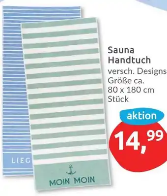 Budni Sauna Handtuch Angebot