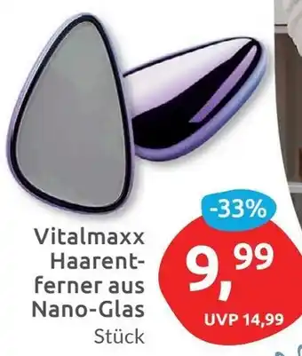 Budni Vitalmaxx Haarentferner aus Nano-Glas Angebot