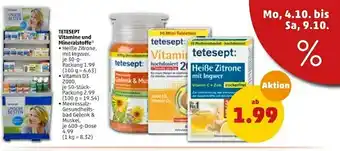 PENNY Tetesept vitamine und mineralstoffe Angebot