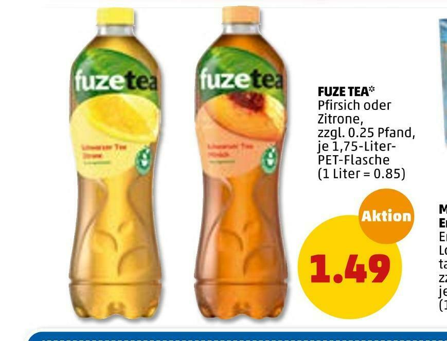 Fuze tea Angebot bei PENNY Fuze tea Angebot bei PENNY