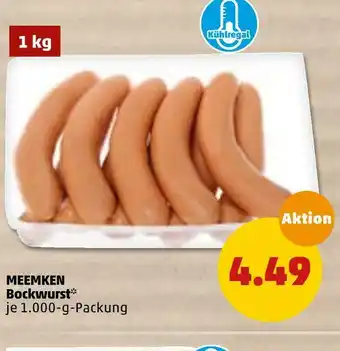 PENNY Meemken bockwurst Angebot