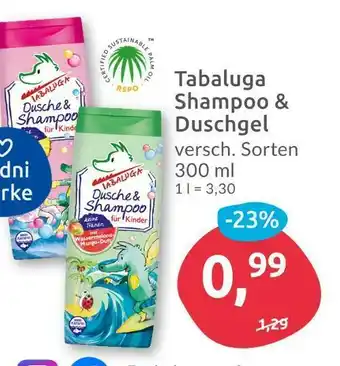 Budni Tabaluga shampoo oder duschgel Angebot