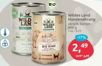 Budni Wildes land hundenahrung Angebot