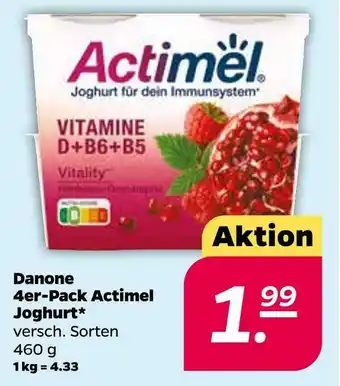 NETTO Danone actimel joghurt Angebot