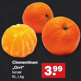 Handelshof Clementinen ,,Orri" KL. 1, kg Angebot