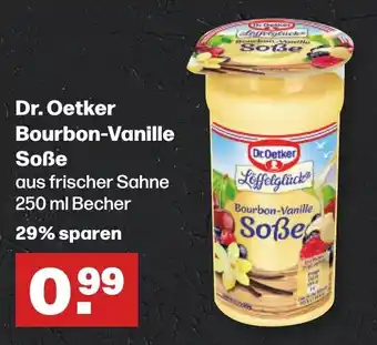 Handelshof Dr. Oetker Bourbon-Vanille Soße 250ml Angebot