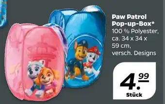 NETTO Paw patrol pop-up-box Angebot