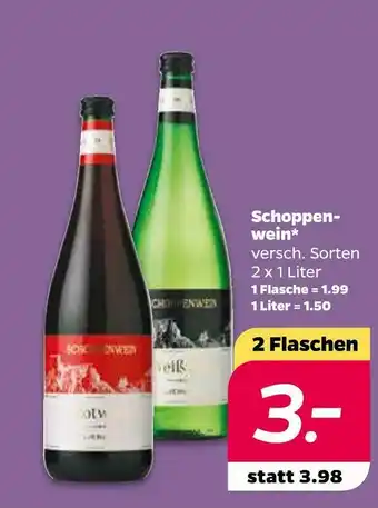 NETTO Schoppenwein rotwein oder weißwein Angebot