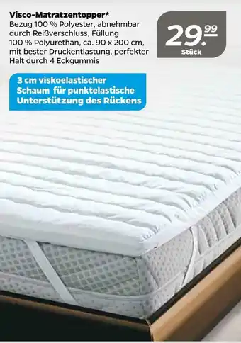 NETTO Visco-matratzentopper Angebot