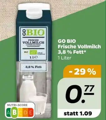 NETTO Go bio frische vollmilch Angebot