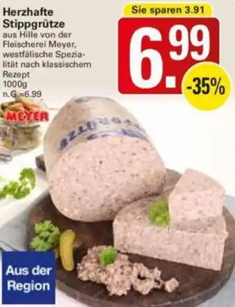 WEZ MEYER Herzhafte Stippgrütze 1000 g Angebot