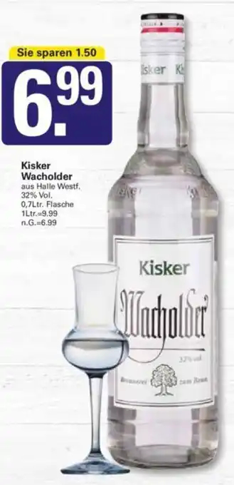 WEZ Kisker Wacholder 0,7Ltr. Flasche Angebot