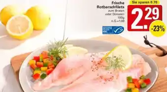 WEZ Frische Rotbarschfilets 100 g Angebot