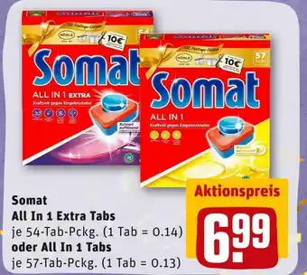 REWE Somat geschirrspülmittel-tabs Angebot