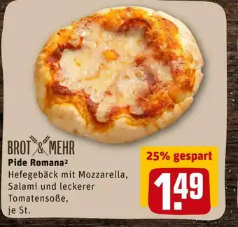 REWE Brot & mehr pide romana Angebot