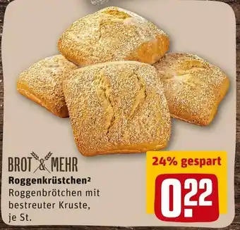 REWE Brot & mehr roggenkrüstchen Angebot