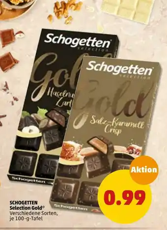 PENNY Schogetten selection gold Angebot