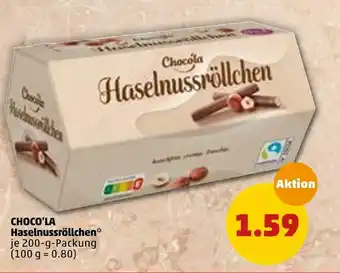 PENNY Choco’la haselnussröllchen Angebot