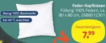 ROLLER Feder-Kopfkissen Angebot